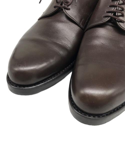 vass shoes（ヴァーシュ）VASS SHOES (ヴァーシュ) プレーントゥダービーシューズ　ハンガリー製 ハンドメイド スチールトゥ ブラウン サイズ:37の古着・服飾アイテム