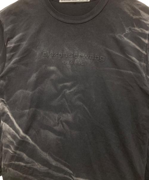 ALEXANDER WANG（アレキサンダー・ワン）ALEXANDER WANG (アレキサンダー・ワン) Black Crease Wash Long Sleeve T-shirt（ブラッククリースウォッシュロングスリーブTシャツ）UCC1251782・25SS ブラック サイズ:Mの古着・服飾アイテム
