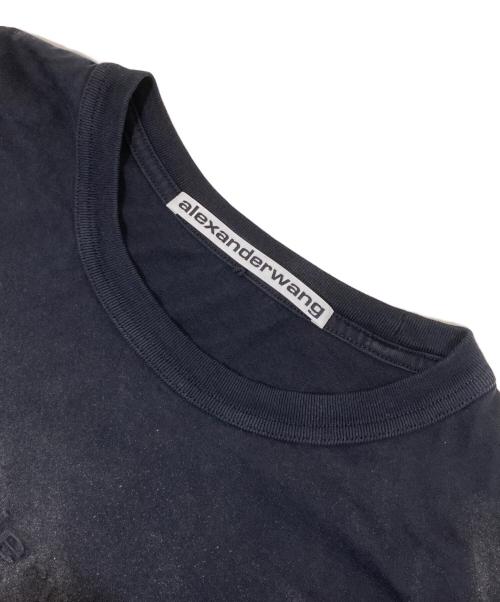 ALEXANDER WANG（アレキサンダー・ワン）ALEXANDER WANG (アレキサンダー・ワン) Black Crease Wash Long Sleeve T-shirt（ブラッククリースウォッシュロングスリーブTシャツ）UCC1251782・25SS ブラック サイズ:Mの古着・服飾アイテム