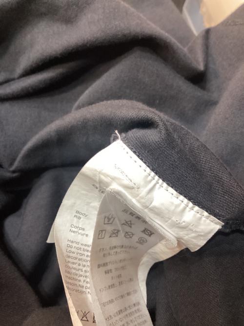 ALEXANDER WANG（アレキサンダー・ワン）ALEXANDER WANG (アレキサンダー・ワン) Black Crease Wash Long Sleeve T-shirt（ブラッククリースウォッシュロングスリーブTシャツ）UCC1251782・25SS ブラック サイズ:Mの古着・服飾アイテム