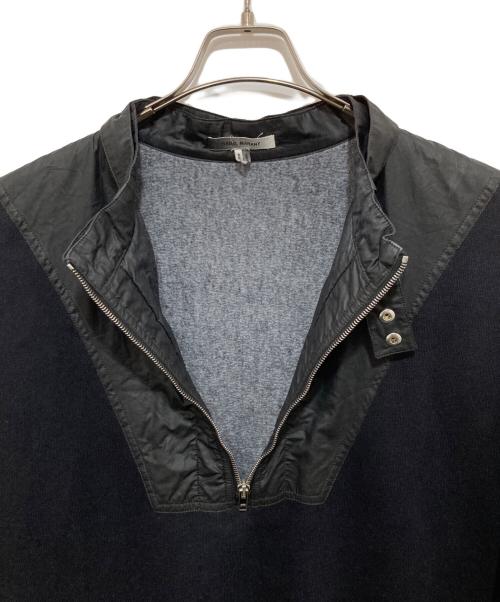 ISABEL MARANT（イザベルマラン）ISABEL MARANT (イザベルマラン) ナイロン切替ハーフジップスウェット ブラック サイズ:Mの古着・服飾アイテム