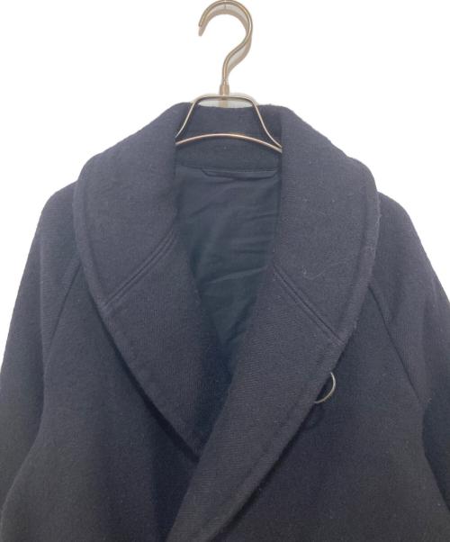 COMOLI（コモリ）COMOLI (コモリ) ウール ショールカラーコート ネイビー サイズ:2の古着・服飾アイテム
