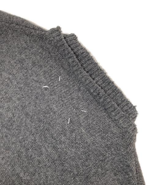 Maison Margiela（メゾンマルジェラ）Maison Margiela (メゾンマルジェラ) 5G エルボーパッチニット グレー サイズ:Mの古着・服飾アイテム