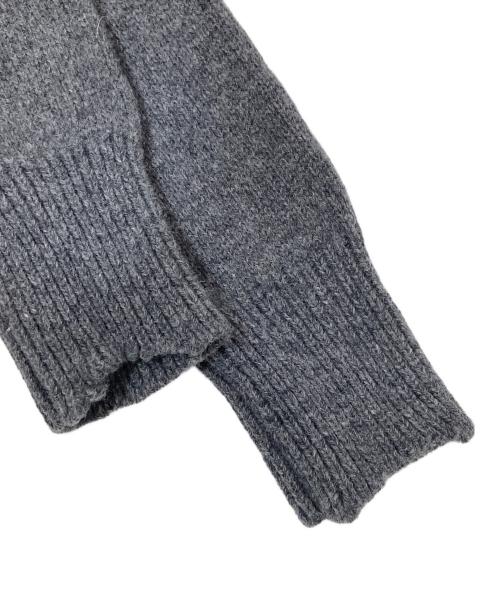 Maison Margiela（メゾンマルジェラ）Maison Margiela (メゾンマルジェラ) 5G エルボーパッチニット グレー サイズ:Mの古着・服飾アイテム