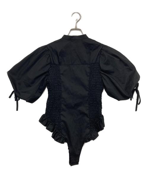 POOLDE（プールデ）POOLDE (プールデ) Romantic Body Suits ロマンチックボディースーツ ブラック サイズ:Sの古着・服飾アイテム