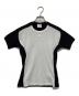 courreges（クレージュ）の古着「Contrast Frame T-Shirt」｜ホワイト×ブラック