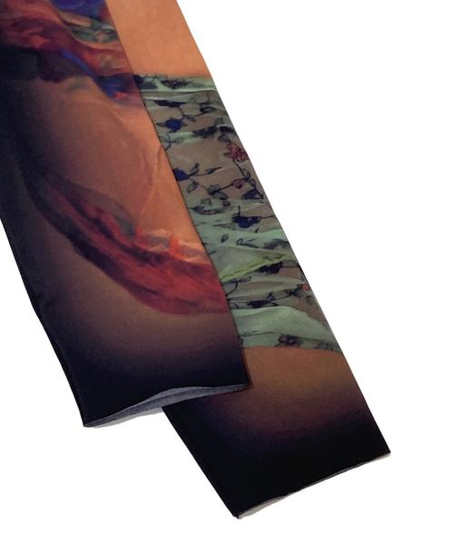 MARINE SERRE（マリーンセル）marine serre (マリーンセル) 25SS リサイクルジャージ セカンドスキン トップス 251020F110033 ブラウン サイズ:XSの古着・服飾アイテム