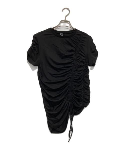 PRANK PROJECT（プランクプロジェクト）PRANK PROJECT (プランクプロジェクト) Drost Shirring Tshirt ブラック サイズ:FREEの古着・服飾アイテム