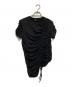 PRANK PROJECT（プランクプロジェクト）の古着「Drost Shirring Tshirt」｜ブラック