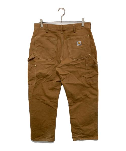 CarHartt（カーハート）CarHartt (カーハート) ダブルニーペインターパンツ ワークパンツ　made in USA ブラウン サイズ:34×32の古着・服飾アイテム