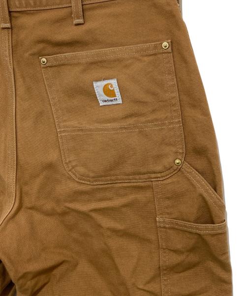 CarHartt（カーハート）CarHartt (カーハート) ダブルニーペインターパンツ ワークパンツ　made in USA ブラウン サイズ:34×32の古着・服飾アイテム