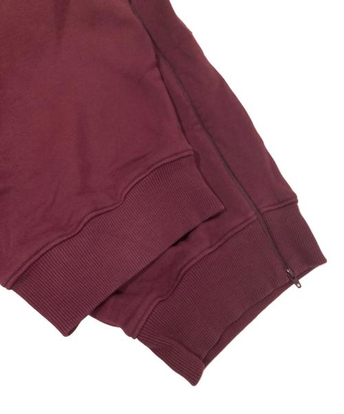 MM6 Maison Margiela（エムエムシックスメゾンマルジェラ）MM6 Maison Margiela Oversized Tracksuit Trousers（オーバーサイズド トラックスーツ トラウザーズ） スウェットパンツ　 21FW S62KB0088 バーガンディー サイズ:XSの古着・服飾アイテム