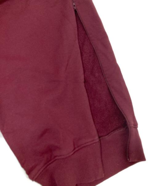 MM6 Maison Margiela（エムエムシックスメゾンマルジェラ）MM6 Maison Margiela Oversized Tracksuit Trousers（オーバーサイズド トラックスーツ トラウザーズ） スウェットパンツ　 21FW S62KB0088 バーガンディー サイズ:XSの古着・服飾アイテム