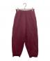 MM6 Maison Margiela（エムエムシックスメゾンマルジェラ）の古着「Oversized Tracksuit Trousers（オーバーサイズド トラックスーツ トラウザーズ） スウェットパンツ　 21FW S62KB0088」｜バーガンディー