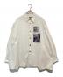 RAF SIMONS（ラフシモンズ）の古着「BIG FIT DENIM SHIRT with TWO PATCHE（ビッグフィットシャツ）/ オーバーサイズドシャツ　191-248」｜ホワイト