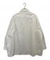 RAF SIMONS (ラフシモンズ) BIG FIT DENIM SHIRT with TWO PATCHE（ビッグフィットシャツ）/ オーバーサイズドシャツ　191-248 ホワイト サイズ:S：28000円