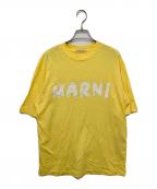 MARNIマルニ）の古着「ロゴ Tシャツ　THJET49EPH USCS11」｜イエロー