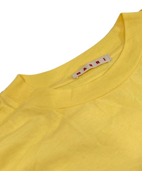 MARNI（マルニ）MARNI (マルニ) ロゴ Tシャツ　THJET49EPH USCS11 イエロー サイズ:36の古着・服飾アイテム