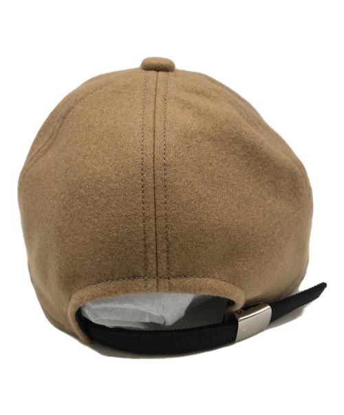 sacai（サカイ）sacai (サカイ) S Cap Wool Melton　Sロゴ　ウールメルトンキャップ　24AW　24-0838s ブラウンの古着・服飾アイテム