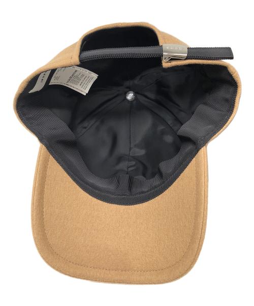 sacai（サカイ）sacai (サカイ) S Cap Wool Melton　Sロゴ　ウールメルトンキャップ　24AW　24-0838s ブラウンの古着・服飾アイテム