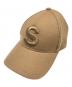 sacai（サカイ）の古着「S Cap Wool Melton　Sロゴ　ウールメルトンキャップ　24AW　24-0838s」｜ブラウン