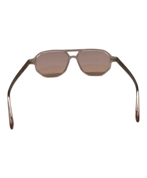 MOSCOT（モスコット）MOSCOT (モスコット) GAZEEKTAL　pink color lens sunglasses ピンクカラーレンズサングラス ベージュ サイズ:55□15-142の古着・服飾アイテム