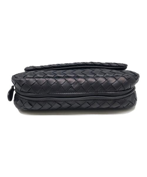 BOTTEGA VENETA（ボッテガベネタ）BOTTEGA VENETA (ボッテガベネタ) 2wayイントレチャート　チェーンショルダーバッグ　310774 ネイビーの古着・服飾アイテム