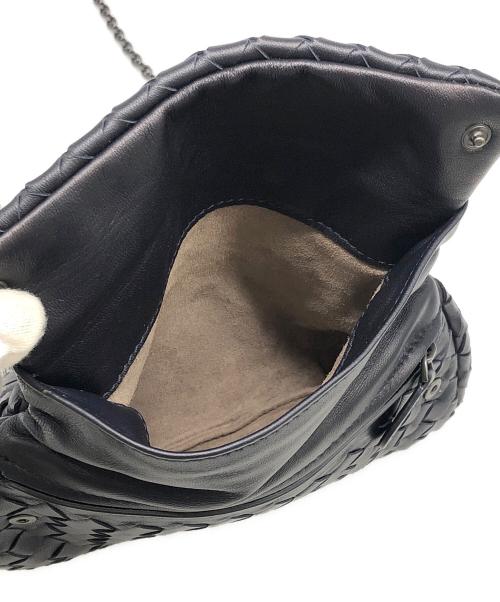 BOTTEGA VENETA（ボッテガベネタ）BOTTEGA VENETA (ボッテガベネタ) 2wayイントレチャート　チェーンショルダーバッグ　310774 ネイビーの古着・服飾アイテム