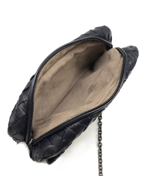 BOTTEGA VENETA（ボッテガベネタ）BOTTEGA VENETA (ボッテガベネタ) 2wayイントレチャート　チェーンショルダーバッグ　310774 ネイビーの古着・服飾アイテム