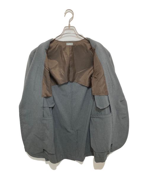 KOLOR（カラー）KOLOR (カラー) ワイドラペル ジャケット / テーラードジャケット　24SBM-J02136 グレー サイズ:SIZE　2の古着・服飾アイテム