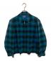 PENDLETON（ペンドルトン）の古着「50～60’s vintage check pattern wool zip-up blouson　チェック柄ウールブルゾン 棒タロン」｜グリーン