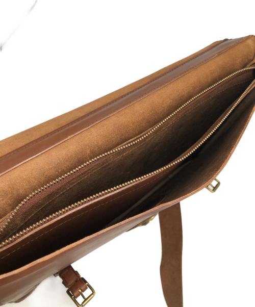 POLO RALPH LAUREN（ポロ・ラルフローレン）POLO RALPH LAUREN (ポロ・ラルフローレン) ヘリテージレザー ブリーフケース ブラウンの古着・服飾アイテム