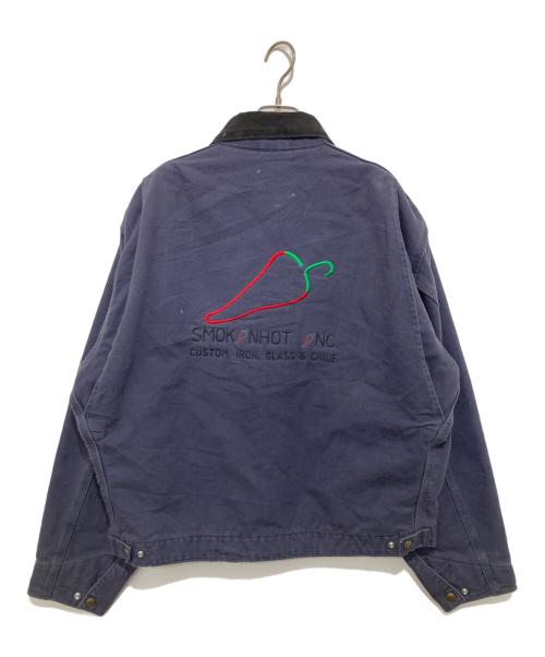 CarHartt（カーハート）CarHartt (カーハート) Detroit jacket（デトロイトジャケット）/ USA製 企業物 　J64PTL ネイビー サイズ:xLの古着・服飾アイテム