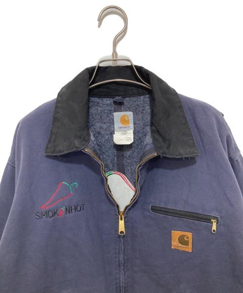 CarHartt（カーハート）CarHartt (カーハート) Detroit jacket（デトロイトジャケット）/ USA製 企業物 　J64PTL ネイビー サイズ:xLの古着・服飾アイテム