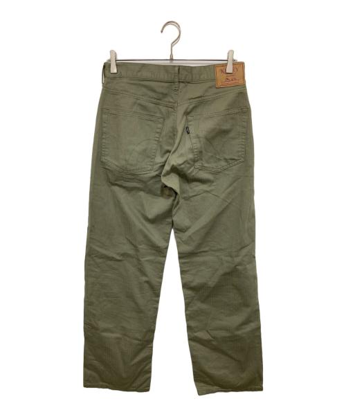 Hysteric Glamour（ヒステリックグラマー）Hysteric Glamour (ヒステリックグラマー) ヘリンボーンパンツ KINKY JEANS　02241AP21 グリーン サイズ:Sの古着・服飾アイテム