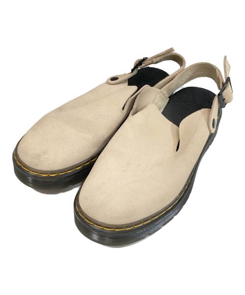 Dr.Martens（ドクターマーチン）Dr.Martens (ドクターマーチン) ZEBZAG スエードミュール　AW501 ベージュ サイズ:UK5の古着・服飾アイテム
