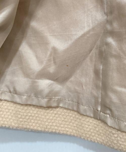 Harrods（ハロッズ）Harrods (ハロッズ) フォックスファー アンゴラウールコート アイボリー サイズ:2の古着・服飾アイテム