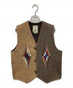 modernwork×TRUJILLO'Sモダンワーク×トルフィリオス）の古着「チマヨベスト　ウールベスト」｜ブラウン