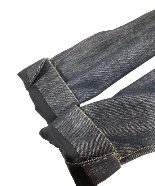 GUCCI（グッチ）GUCCI (グッチ) 3Bテーラードジャケット　デニム地　DENIM  TAILORED JACKET 19LGF0 インディゴ サイズ:44の古着・服飾アイテム
