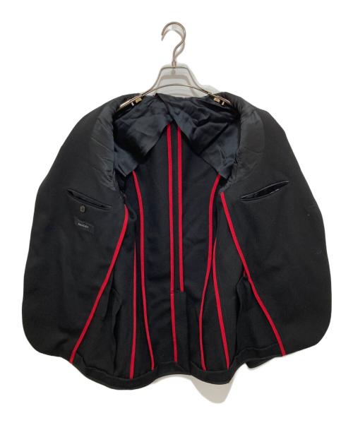 GUCCI（グッチ）GUCCI (グッチ) ベロア切り替えテーラードジャケット　19V8F0 ブラック サイズ:SIZE 46Fの古着・服飾アイテム