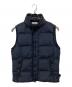 STONE ISLAND（ストーンアイランド）の古着「down filled puffer gillet　ダウンフィルドパファージレ　ダウンベスト　ダブルジップ　17AW　6715G0223ｖ」｜ネイビー