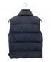 STONE ISLAND (ストーンアイランド) down filled puffer gillet　ダウンフィルドパファージレ　ダウンベスト　ダブルジップ　17AW　6715G0223ｖ ネイビー サイズ:XL：45000円