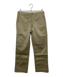 BUZZ RICKSON'S（バズリクソンズ）の古着「EARLY MILITARY CHINOS Lot No. M43036（アーリーミリタリーチノ）/ チノパン　BR40025」｜ベージュ