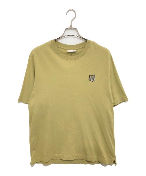 maison kitsune（メゾンキツネ）maison kitsune (メゾンキツネ) パッチTシャツ　LM00107KJ0119 グリーン サイズ:Sの古着・服飾アイテム
