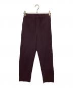 me ISSEY MIYAKEミーイッセイ ミヤケ）の古着「FINE KNIT PLEATS BOTTOM（ファインニットプリーツボトム）/ MI24KF627」｜レッド
