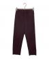 me ISSEY MIYAKE（ミーイッセイ ミヤケ）の古着「FINE KNIT PLEATS BOTTOM（ファインニットプリーツボトム）/ MI24KF627」｜レッド