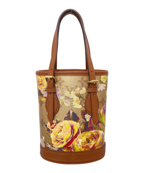 LOUIS VUITTON（ルイ ヴィトン）LOUIS VUITTON (ルイ ヴィトン) LVガーデンナノ バケット モノグラム　M81724 / 2WAYショルダーバッグ ブラウンの古着・服飾アイテム