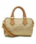 LOUIS VUITTON（ルイ ヴィトン）の古着「Monogram Laminated Jacquard Nano Speedy Bag（ナノ・スピーディ・モノグラム・キャンバスゴールド）　M82242 / 2WAYバッグ」｜ベージュ