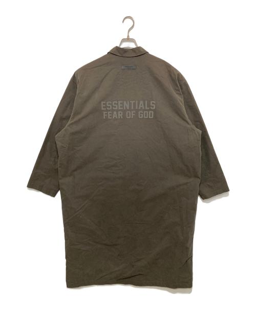 FOG ESSENTIALS（フィアオブゴッド エッセンシャル）FOG ESSENTIALS (フィアオブゴッド エッセンシャル) ステンカラーコート カーキ サイズ:SIZE Lの古着・服飾アイテム