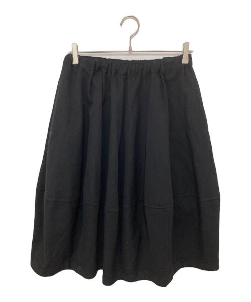 BLACK COMME des GARCONS（ブラックコムデギャルソン）BLACK COMME des GARCONS (ブラックコムデギャルソン) ウールボリュームスカート WOOL SKIRT　 AD2020　1G-S003 ブラック サイズ:XSの古着・服飾アイテム